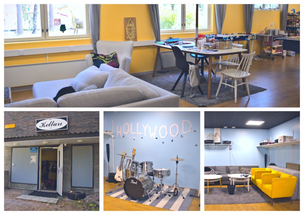 kuvia nuorisotalo kellarista